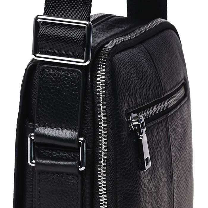 Мужская кожаная сумка Ricco Grande K16266-black купить недорого в Ты Купи