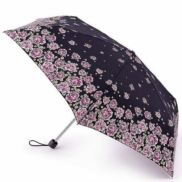 Механічна жіноча парасолька Fulton Superslim-2 L553 Rose Parade (Парад троянд) купити недорого в Ти Купи