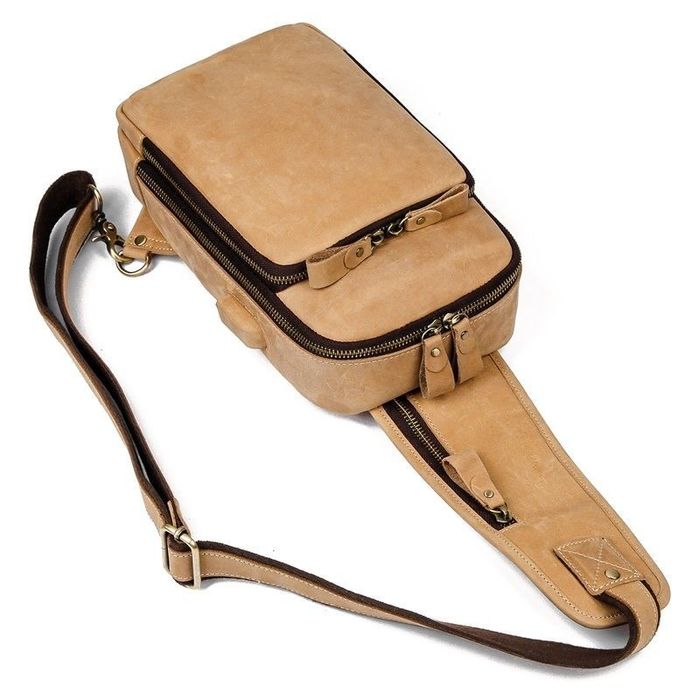 Женский кожаный рюкзак на одно плечо John McDee 1062R купить недорого в Ты Купи