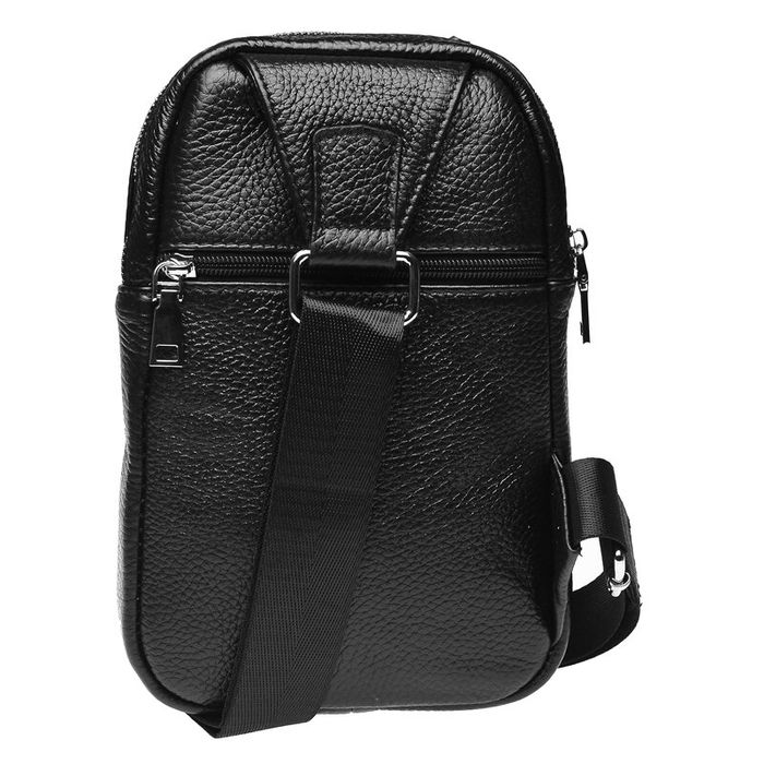 Мужская кожаная сумка-рюкзак Keizer K18675-black купить недорого в Ты Купи