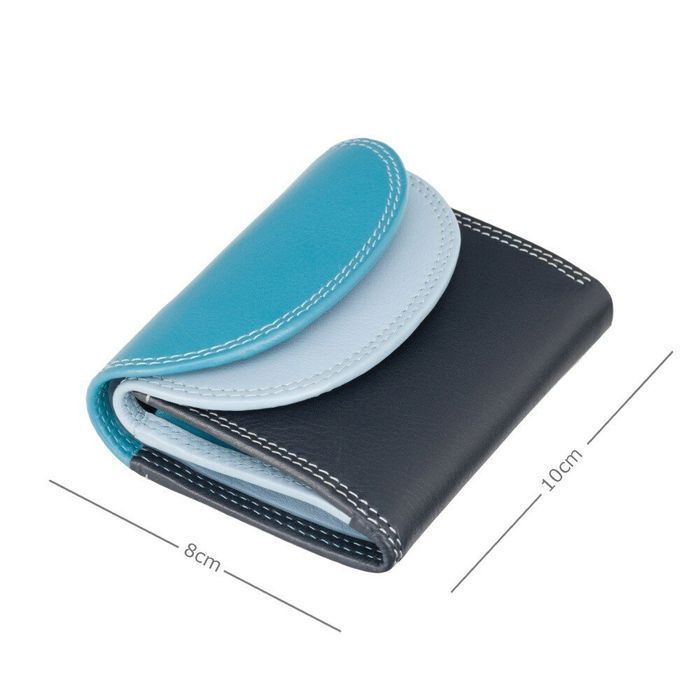 Кожаный женский кошелёк Visconti RB126 Zanzibar (Blue Multi) купить недорого в Ты Купи