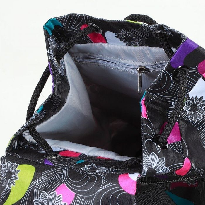 Городской рюкзак Dolly из непромокаемой ткани 363 черный купить недорого в Ты Купи