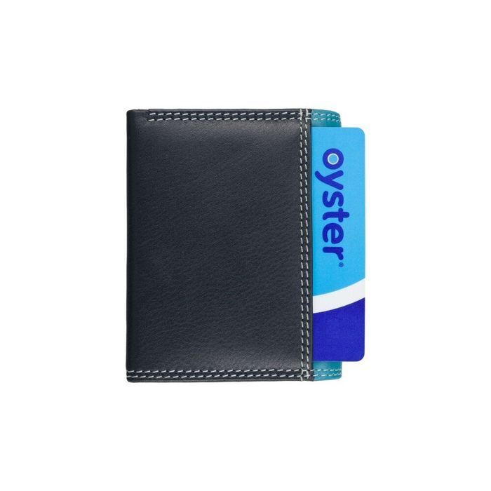 Кожаный женский кошелёк Visconti RB126 Zanzibar (Blue Multi) купить недорого в Ты Купи