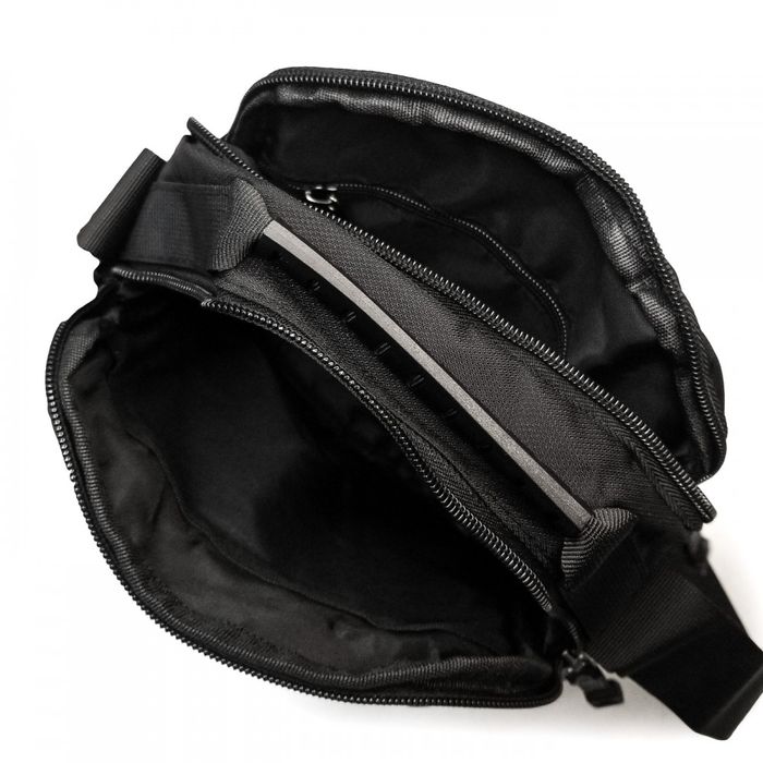 Мужская сумка через плечо Lanpad 8650 black купить недорого в Ты Купи