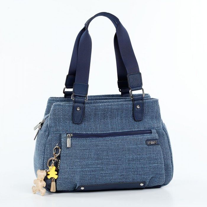 Жіноча міська сумка Dolly 479 темно-синя купити недорого в Ти Купи