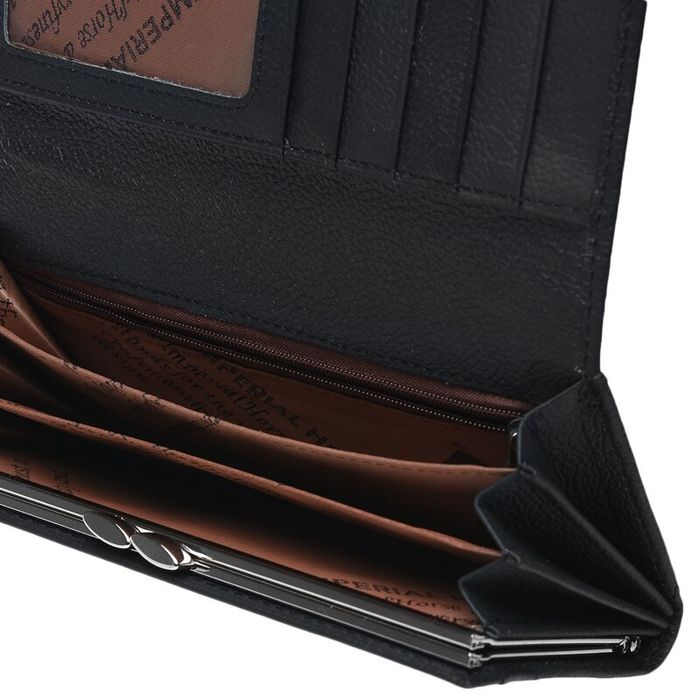 Шкіряний жіночий гаманець Horse Imperial K1a0001-black купити недорого в Ти Купи