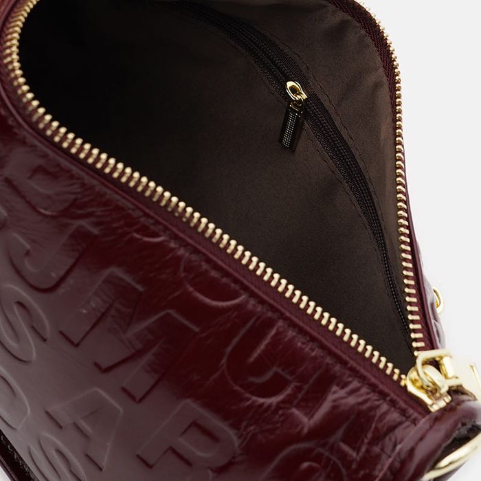 Жіноча шкіряна сумка Keizer K19063w-burgundy купити недорого в Ти Купи