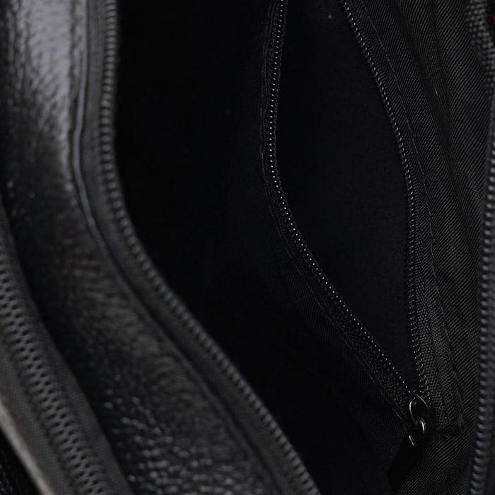 Мужская кожаная сумка Borsa Leather K12333-black купить недорого в Ты Купи