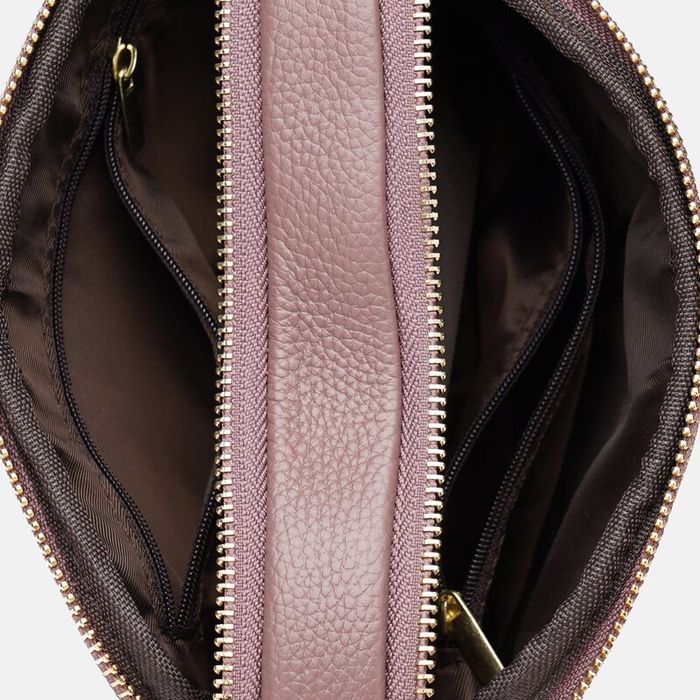Жіноча шкіряна сумка Borsa Leather K11906-beige купити недорого в Ти Купи