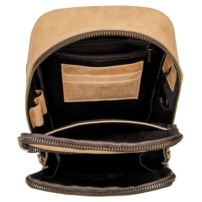 Женский кожаный рюкзак на одно плечо John McDee 1062R купить недорого в Ты Купи