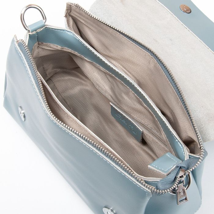 Женская кожаная сумка классическая ALEX RAI 9717 blue купить недорого в Ты Купи