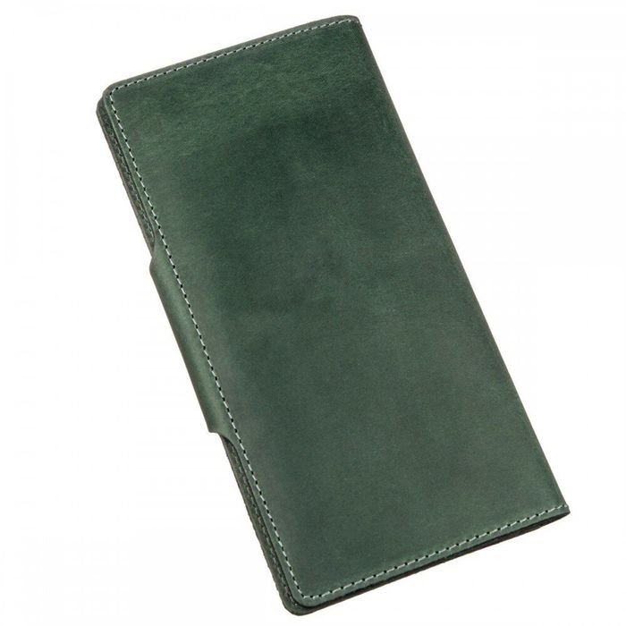 Жіночий шкіряний гаманець SHVIGEL 16168 Зелений купити недорого в Ти Купи