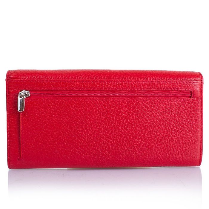 Жіночий шкіряний червоний гаманець DESISAN SHI150-4 купити недорого в Ти Купи