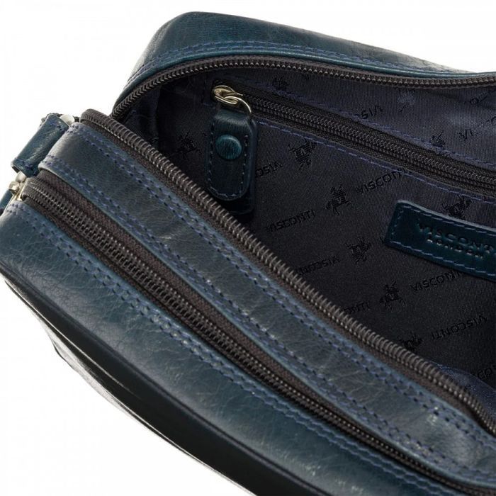 Жіноча шкіряна сумка Visconti S40 Brooklyn (Navy) купити недорого в Ти Купи