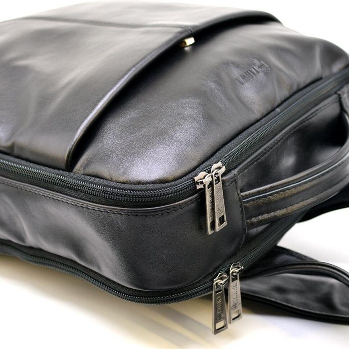 Шкіряний рюкзак TARWA ga-7280-3md Чорний купити недорого в Ти Купи