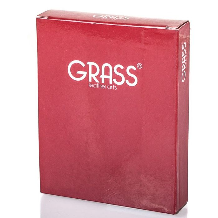 Жіноча шкіряна червона візитниця Grass SHI572-31 купити недорого в Ти Купи