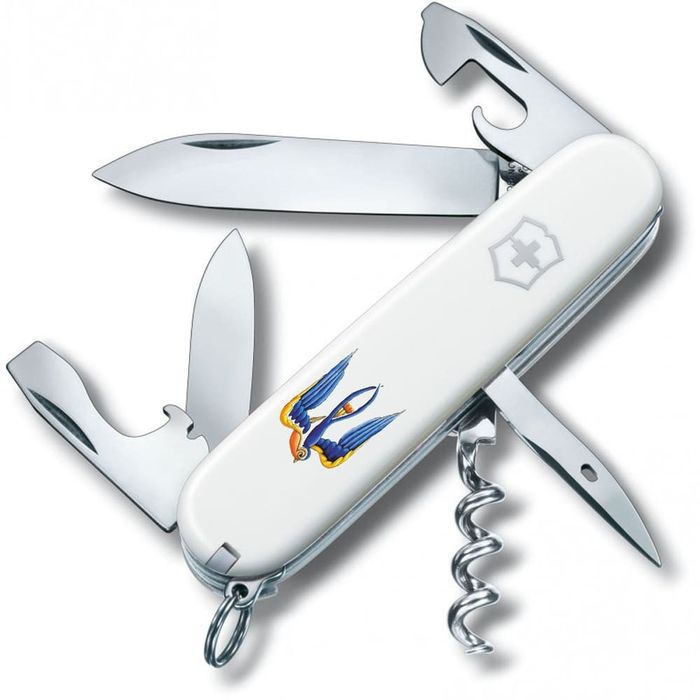 Складной нож Victorinox SPARTAN UKRAINE Трезубец-Ласточка 1.3603.7_T1230u купить недорого в Ты Купи