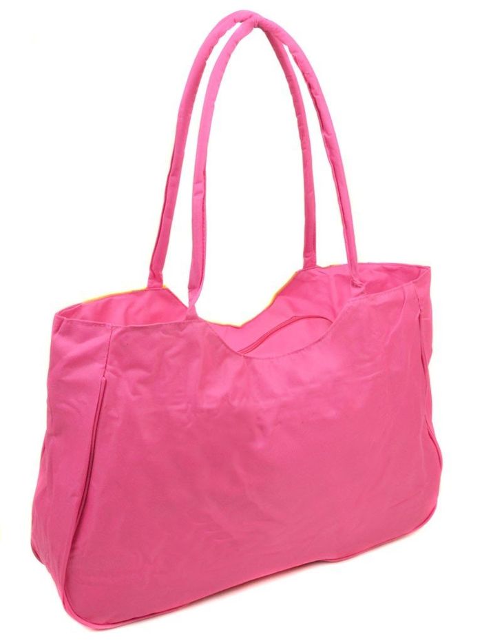 Женская розовая пляжная сумка Podium /1327 pink купить недорого в Ты Купи