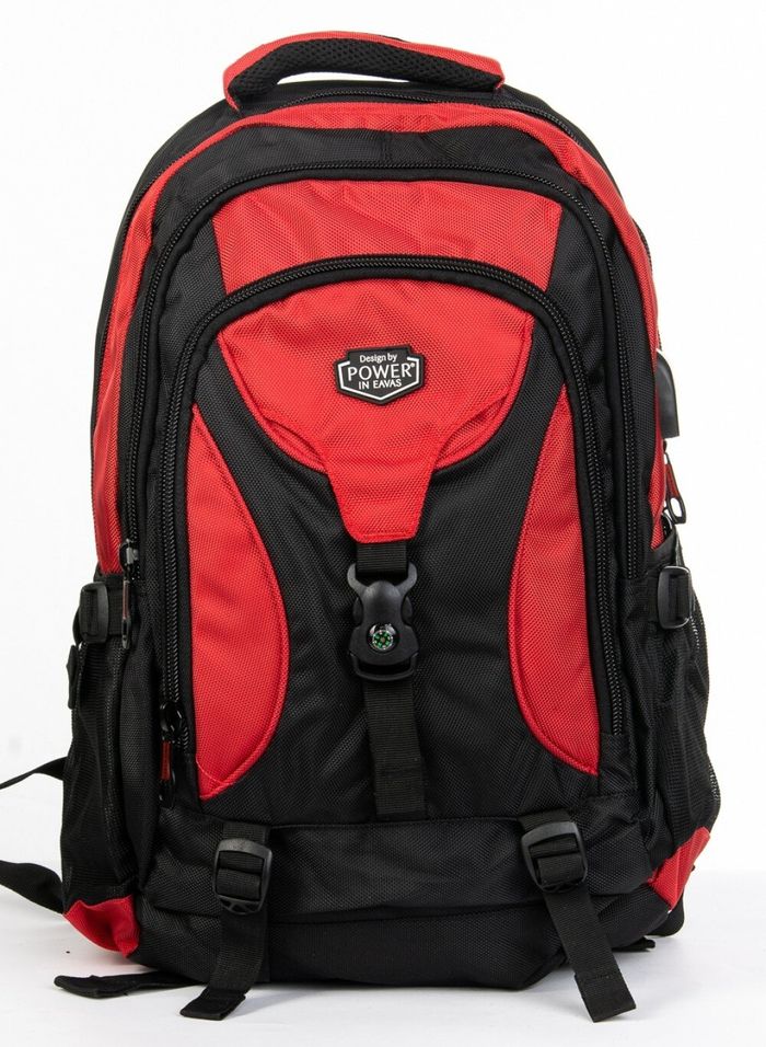 Городской рюкзак для ноутбука с USB Power In Eavas 8210 red купить недорого в Ты Купи