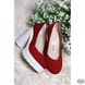 Красные замшевые туфли на каблуке Villomi 818-13k