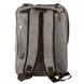 Чоловіча текстильна сіра сумка-рюкзак Vintage 20151