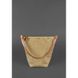 Шкіряна плетена жіноча сумка BlankNote Пазл Krast M Світло-Коричнева (BN-BAG-32-k)