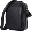 Чоловіча шкіряна сумка Vintage 14451 Чорний