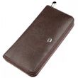 Женский тёмно-коричневый кошелёк из натуральной кожи ST Leather 18860 Темно-коричневый