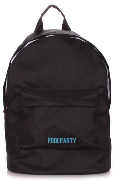 Молодежный рюкзак из ткани Poolparty eco-backpack-black купить недорого в Ты Купи