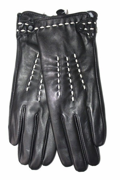 Жіночі шкіряні сенсорні рукавички Shust Gloves 715 купити недорого в Ти Купи