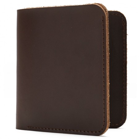 Кожаное коричневое портмоне Vintage 14928 купить недорого в Ты Купи