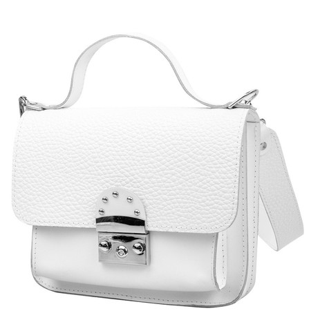 Жіноча шкіряна сумка ETERNO an-kk152-white купити недорого в Ти Купи