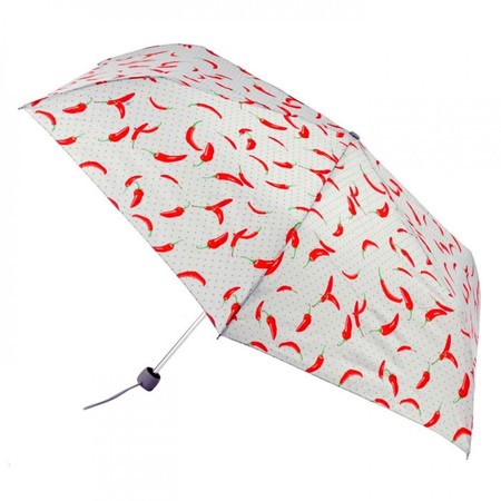 Механічна жіноча парасолька Fulton Superslim-2 L553 Hot Chilies (Гарячі чилі) купити недорого в Ти Купи