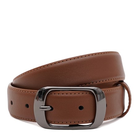Женский кожаный ремень Borsa Leather CV1ZK-158br-brown купить недорого в Ты Купи
