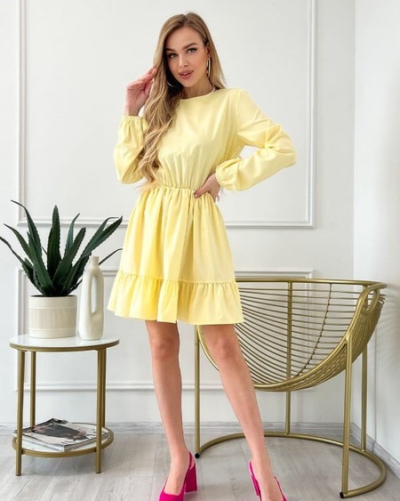 Платье ISSA PLUS 13848 L желтый купить недорого в Ты Купи