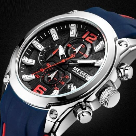 Чоловічий спортивний годинник MEGIR FORMULA (тисяча п'ятьдесят один) купити недорого в Ти Купи