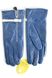 Женские кожаные перчатки Shust Gloves синие 374s1 S