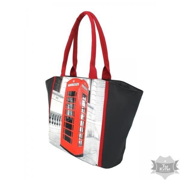 Тканевая сумка с принтом EPISODE CITY LONDON S13.3EP01.3 купить недорого в Ты Купи