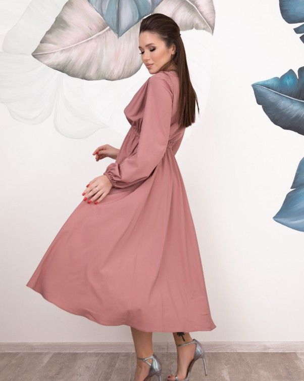 Платье ISSA PLUS 12539 S розовый купить недорого в Ты Купи