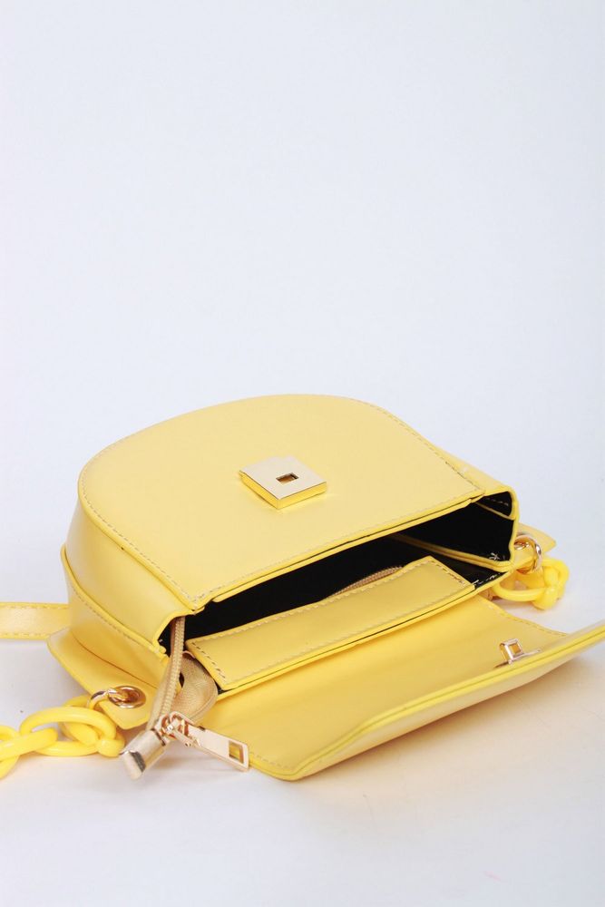 Женская желтая сумка из экокожи FAMO Аллегре 1102 купить недорого в Ты Купи