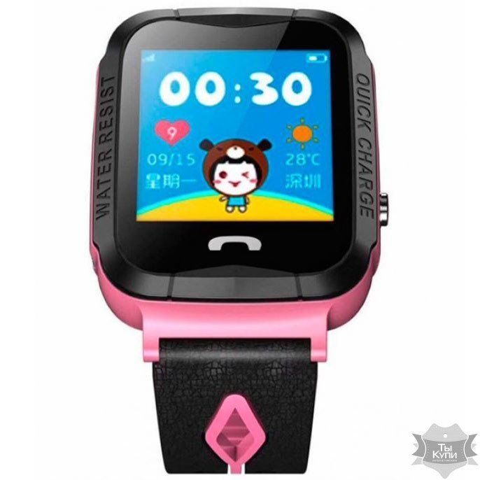 Дитячі смарт-годинник UWatch Smart GPS V6G Purple WaterProof (11111) купити недорого в Ти Купи