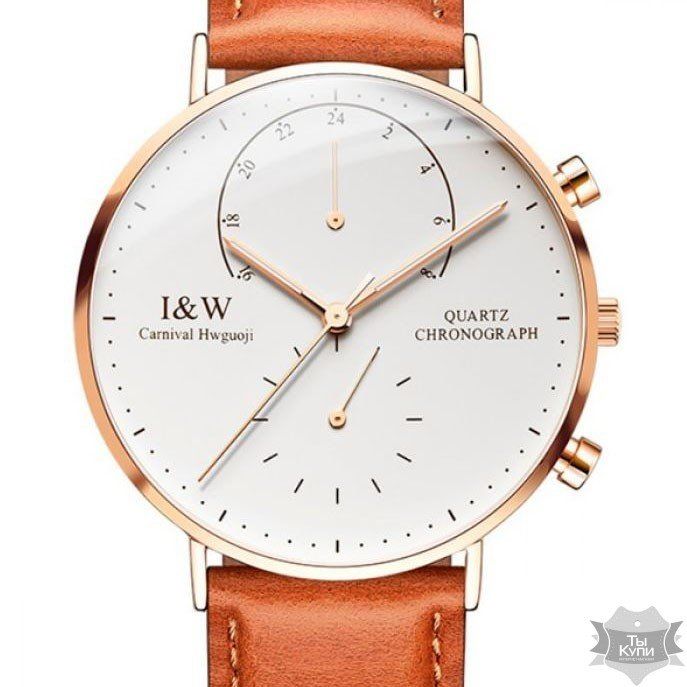 Чоловічий наручний годинник Carnival Chronograph (8706) купити недорого в Ти Купи