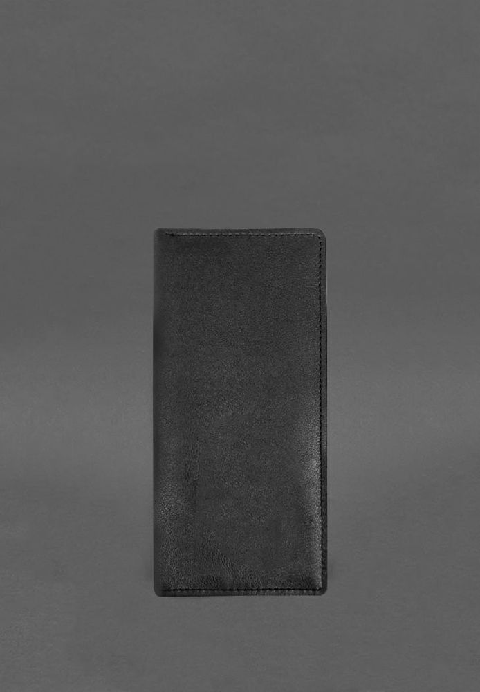 Кожаное мужское портмоне 12.0 черное Краст BN-PM-12-G купить недорого в Ты Купи