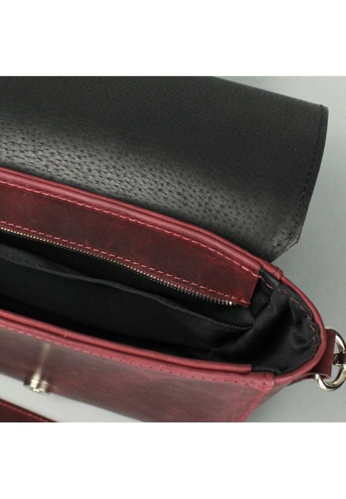 Женская кожаная сумка Ruby L бордовая винтажная TW-RUBY-BIG-WINE-CRZ купить недорого в Ты Купи
