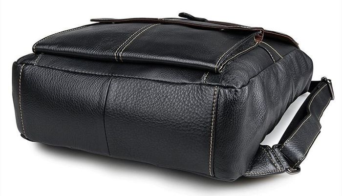 Чоловічий шкіряний рюкзак Vintage 14377 Чорний купити недорого в Ти Купи