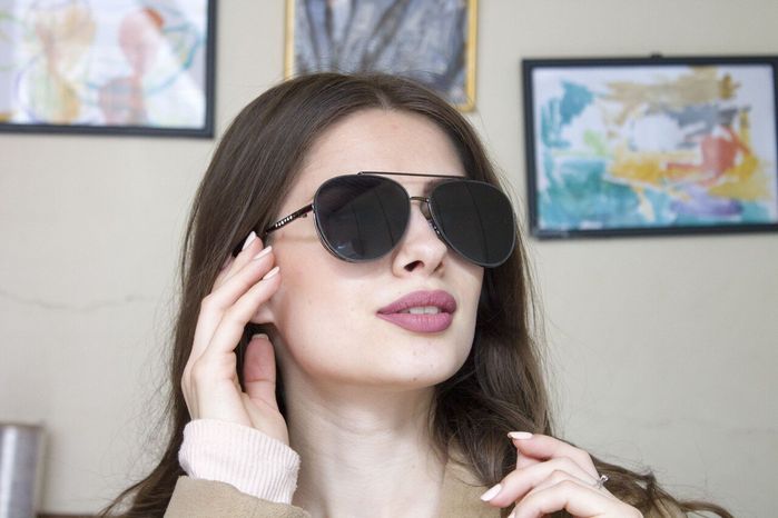 Сонцезахисні жіночі окуляри 9301-1 купити недорого в Ти Купи
