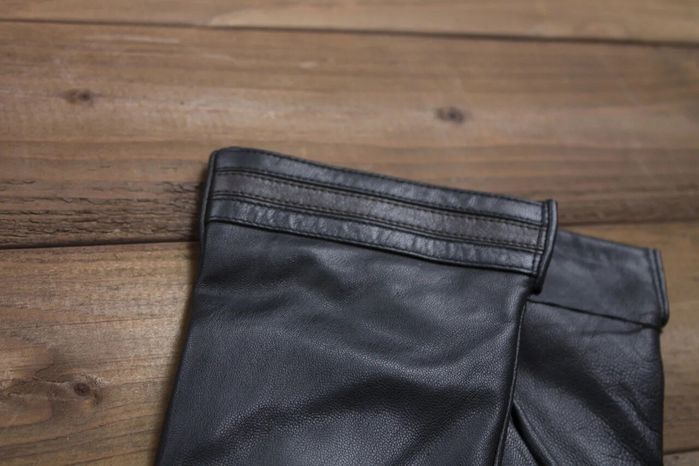 Перчатки женские чёрные кожаные сенсорные 946s2 M Shust Gloves купить недорого в Ты Купи