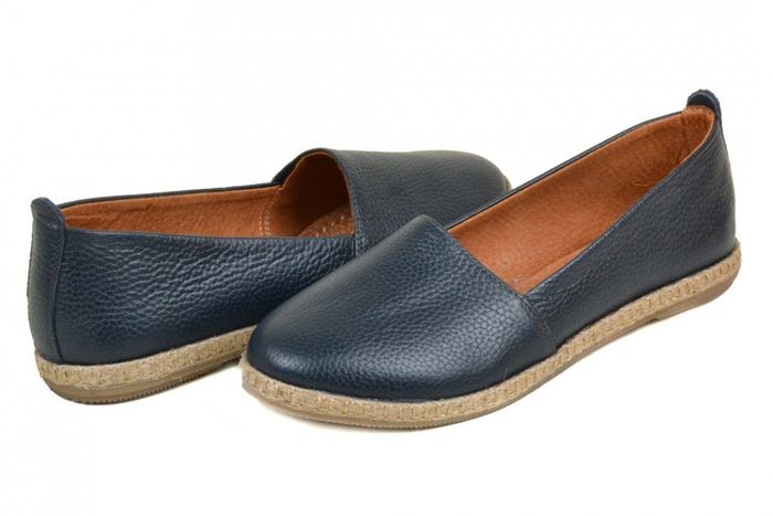 Размер 41 - Синие женские туфли из кожи Lacs 30820 blue купить недорого в Ты Купи