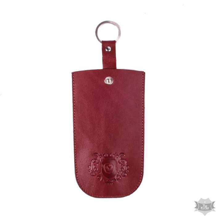 Кожаная красно-коричневая ключница Valenta ХК392010 купить недорого в Ты Купи