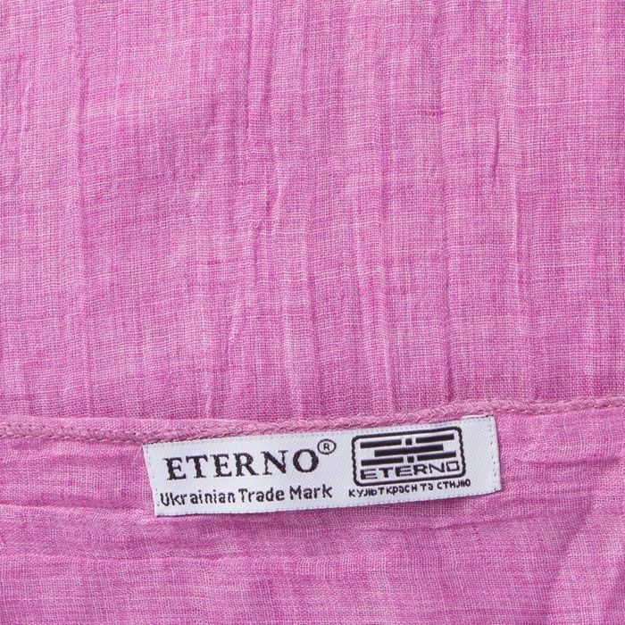 Шарф жіночий бавовняний 178 на 140 см ETERNO рожевий купити недорого в Ти Купи